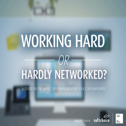 Working Hard or Hardly Networked?