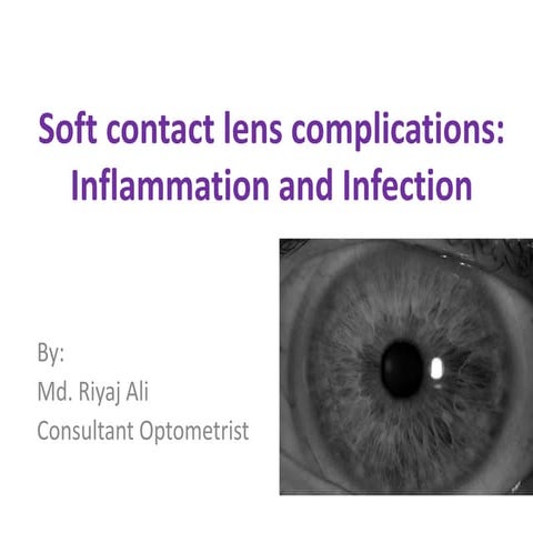 Soft contact lens complications