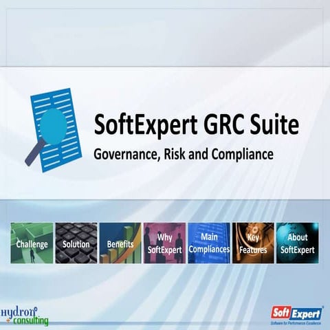 Softexpert GRC Kurumsal Yönetişim Risk ve Uyumluluk