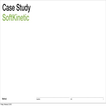 Soft kinetic identity