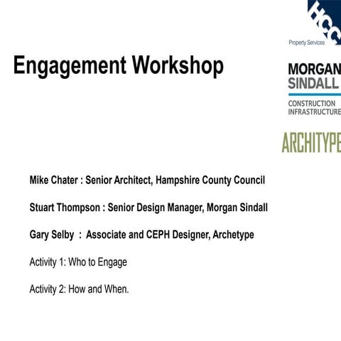 Soft Landings Conference workshop - Stakeholder Engagement