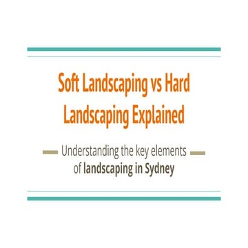 Soft and Hard Landscaping | PPTX