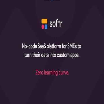 Softr Pitch Deck