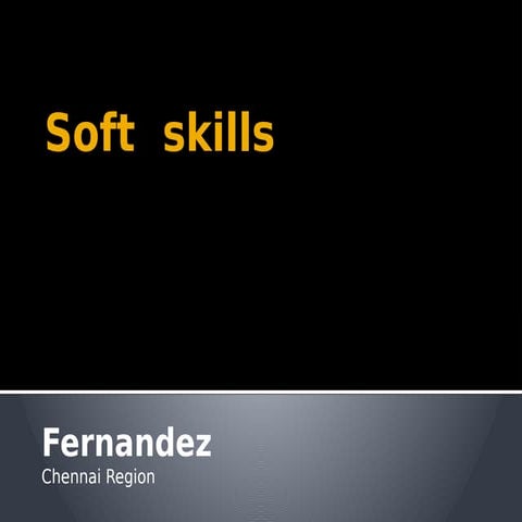 Softskills - S Fernandez