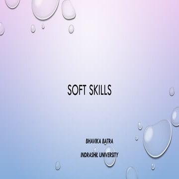 Soft skills training for college students