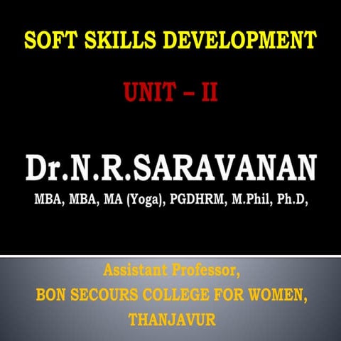 Soft skills - Interpersonal relationships 