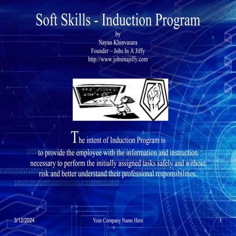 training on Soft Skills Induction Program.pptx