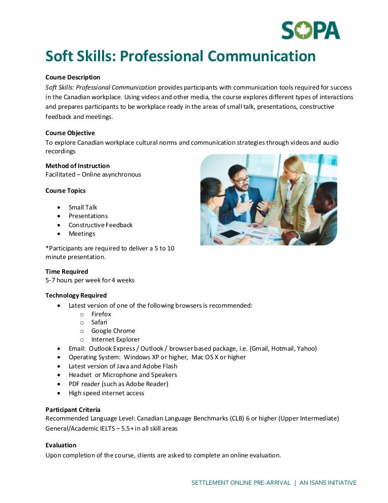 Soft skills professional communication