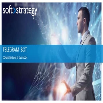 Telegram chatbot - considerazioni di sicurezza