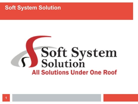 Soft System Solution presentations