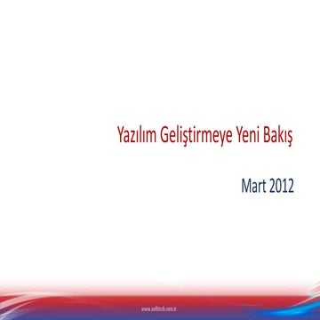 Gartner EEE - Yazılım Geliştirme - SoftTech Deneyimleri