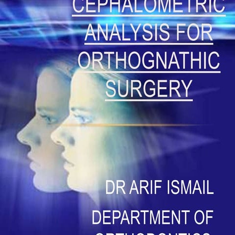Soft tissue cephalometric analysis for orthognathic surgery