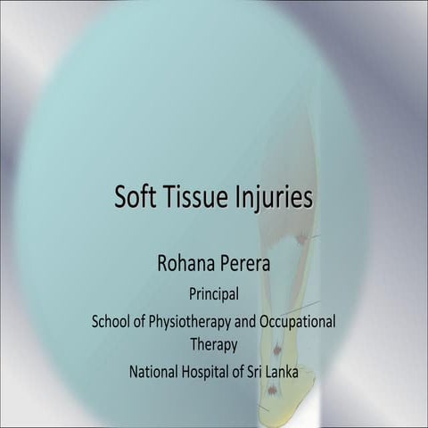 Soft tissue injuries