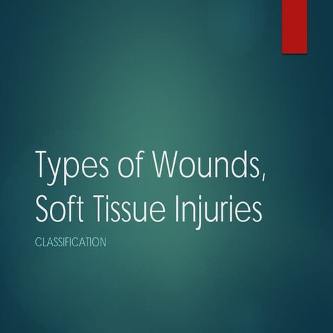 Soft tissue injury
