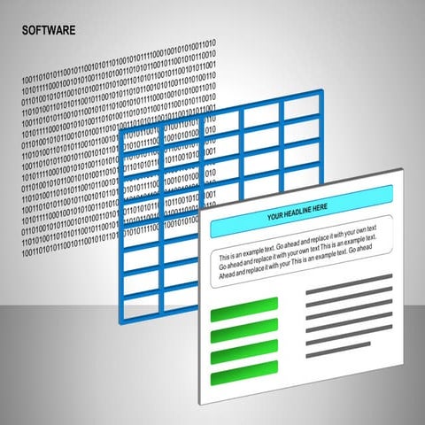 Software Development Diagram for PowerPoint