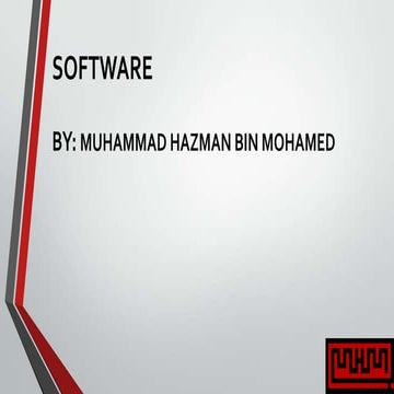 Type of Software
