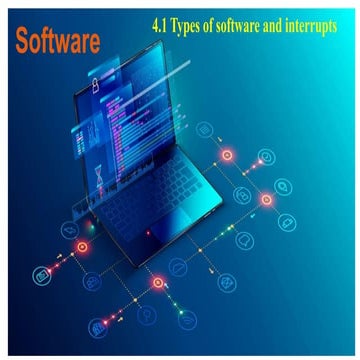 IGCSE Computer Science Lesson Notes on Software | PPTX