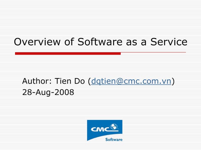 Software As A Service   Tiendq Cmc