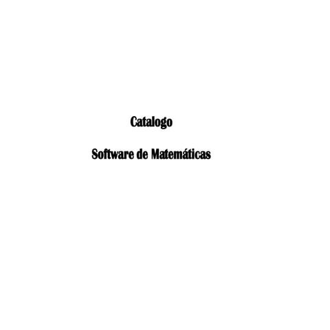 Software De Matematicas