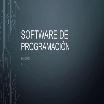 Software de programación