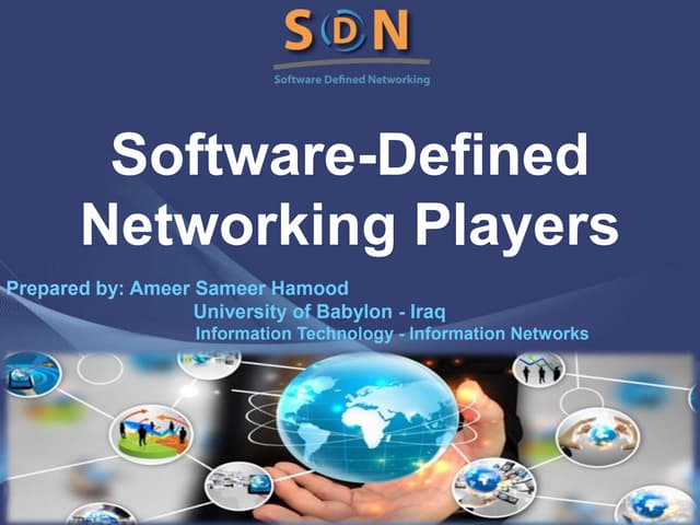 Software defined networking players