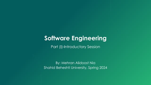 introduction to Software Engineering.pdf