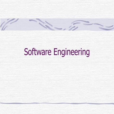 Software Engineering | PPT