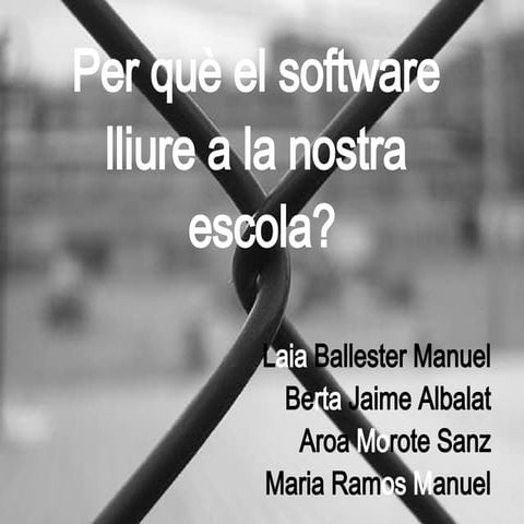 Software Lliure