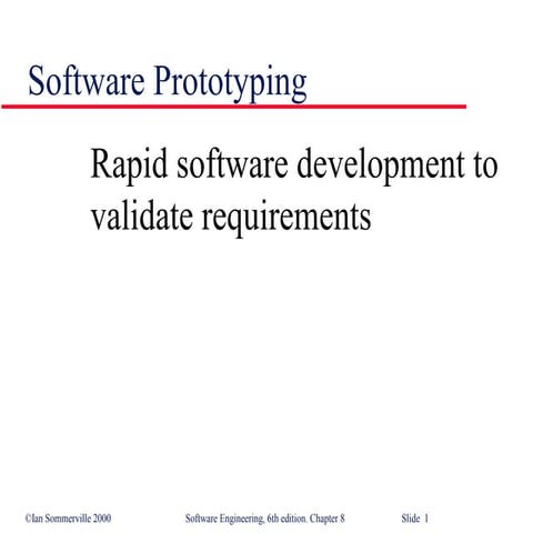 Software Prototyping
