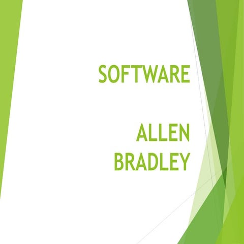 RESUMEN DE LOS PRINCIPALES SOFTWARE ALLEN BRADELY | PPTX