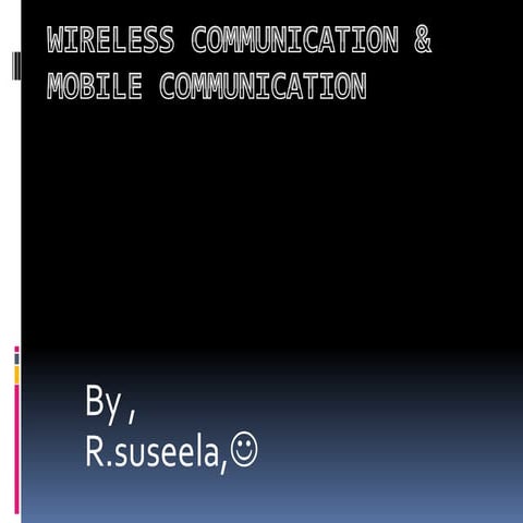 Software advances in wireless communication , software , wireless communication.