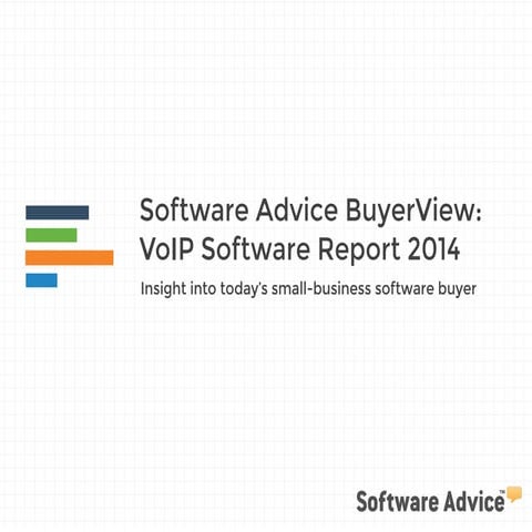 Software Advice BuyerView: VoIP Software Report 2014