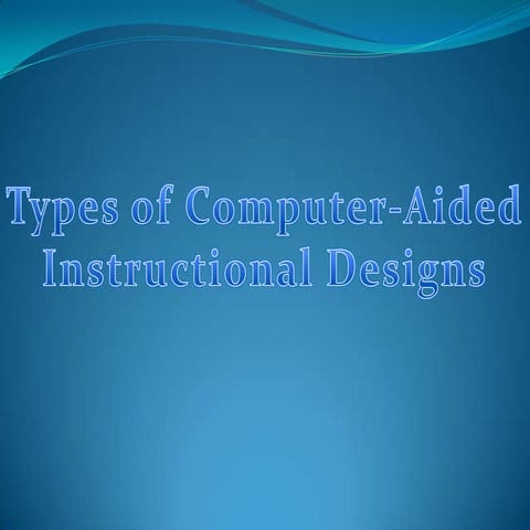 Software and web based instructional materials