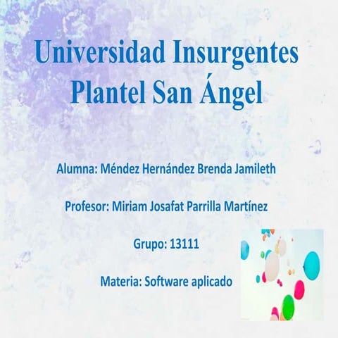 Software aplicado