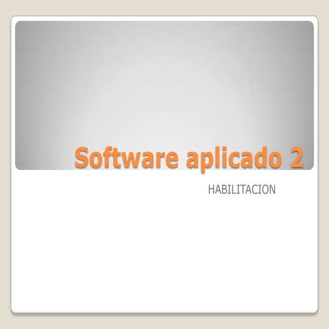 Software aplicado 2
