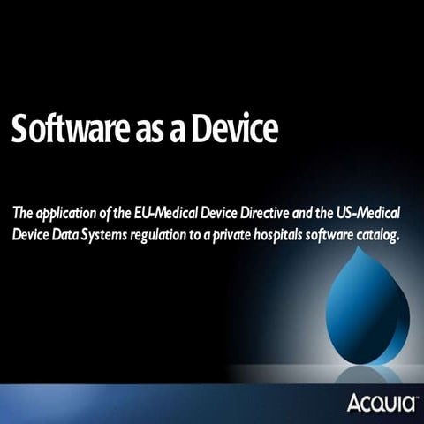 Software As Device - Frank Maxwell