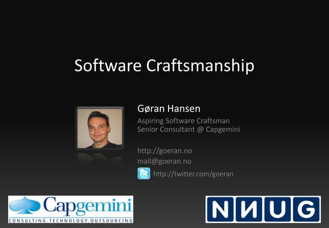 Software Craftsmanship @ Ntnu