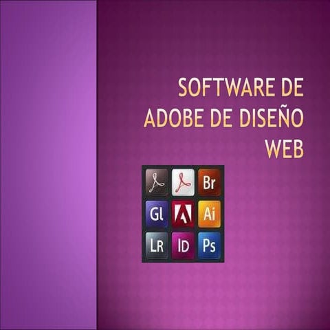Software de adobe de diseño web