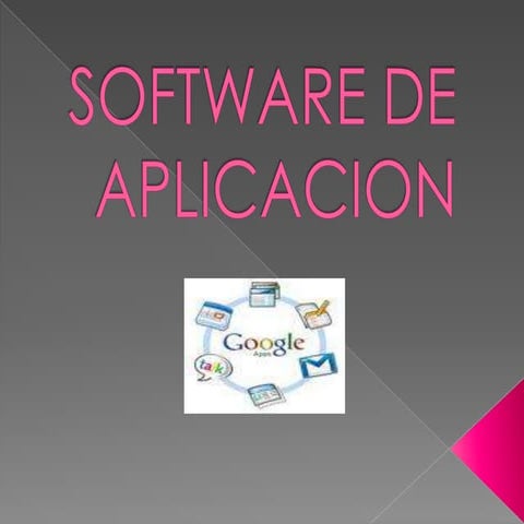 Software de aplicacion