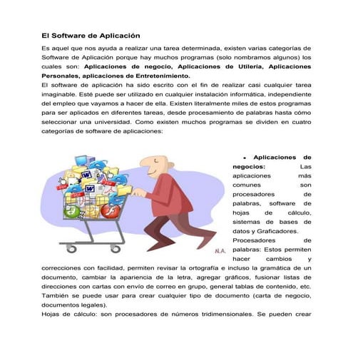 Software de aplicaciones