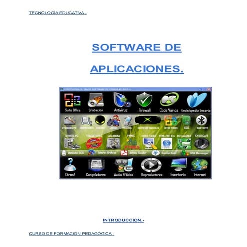 Software de aplicaciones