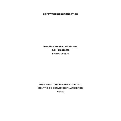 Software de diagnostico