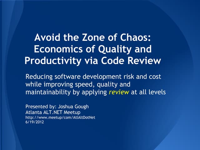 Software Defect Prevention via Continuous Inspection