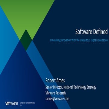 Software Defined — The Ubiquitous Digital Foundation_Robert Ames_Digital Tran...