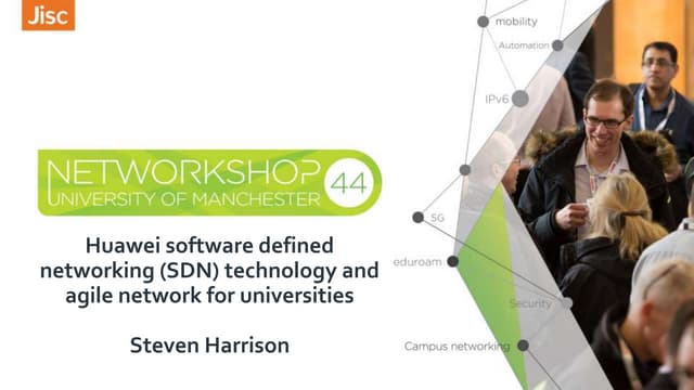 Software defined networking -  huawei - Networkshop44