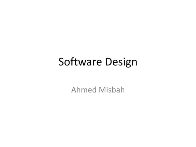Software Design