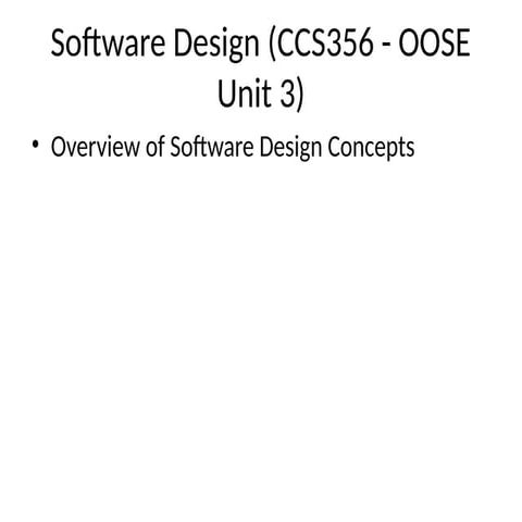 Comprehensive Software Design Principles and Architectural Patterns for ...