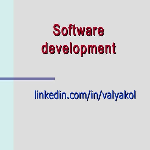 Software development | PPT