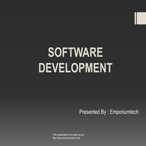 Software development