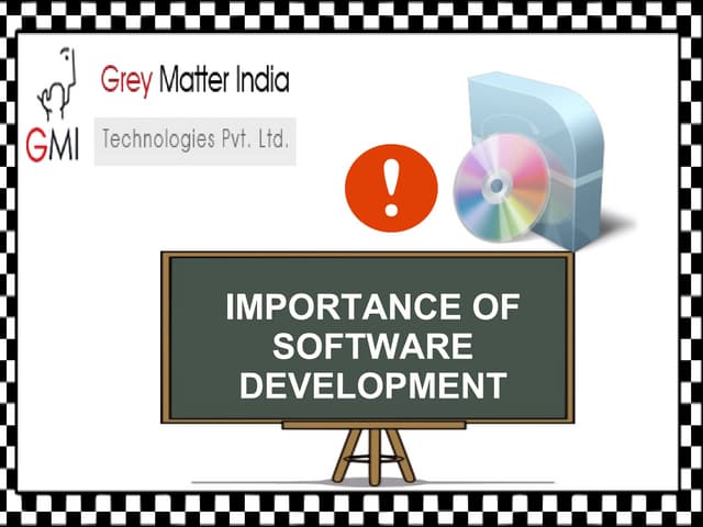 Importance Of Software Development | PPT